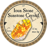 Ioun Stone Sunstone Crystal