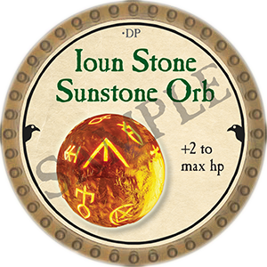 Ioun Stone Sunstone Orb